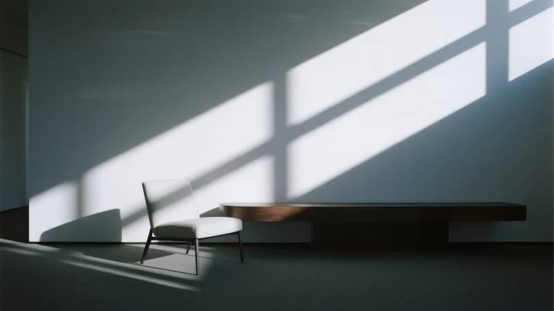 光影中的静谧角落图片