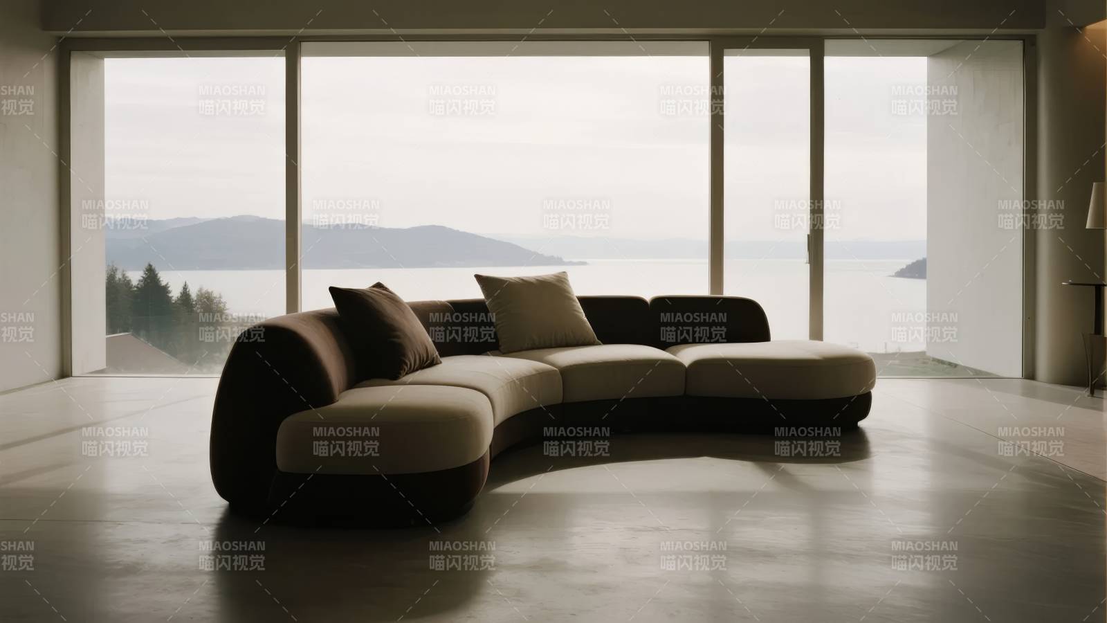 现代客厅观景沙发图片