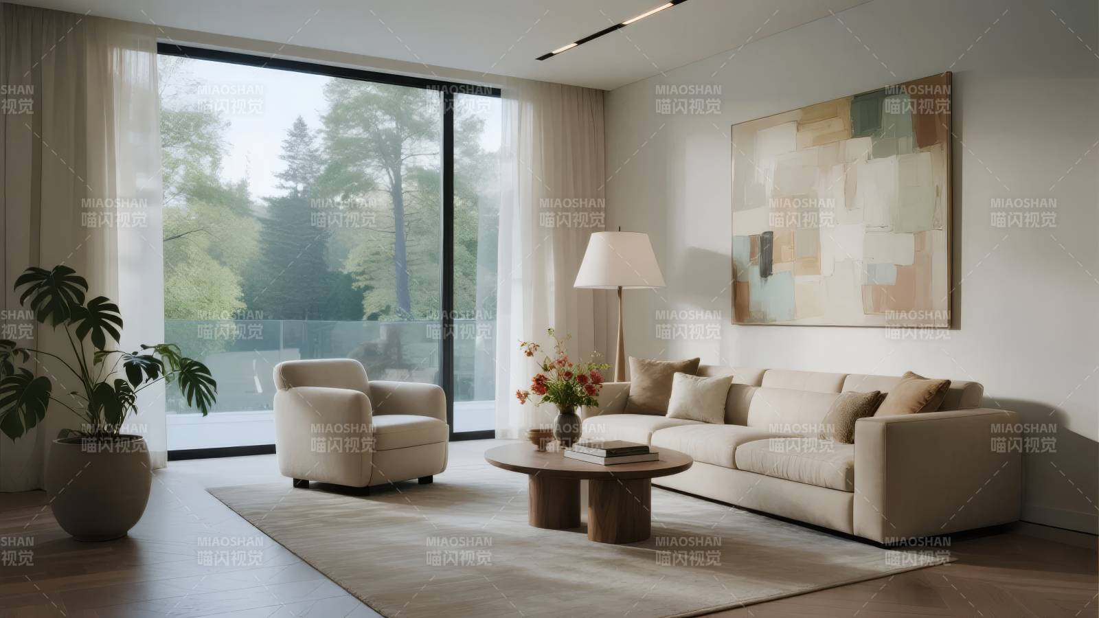 现代简约客厅设计图片