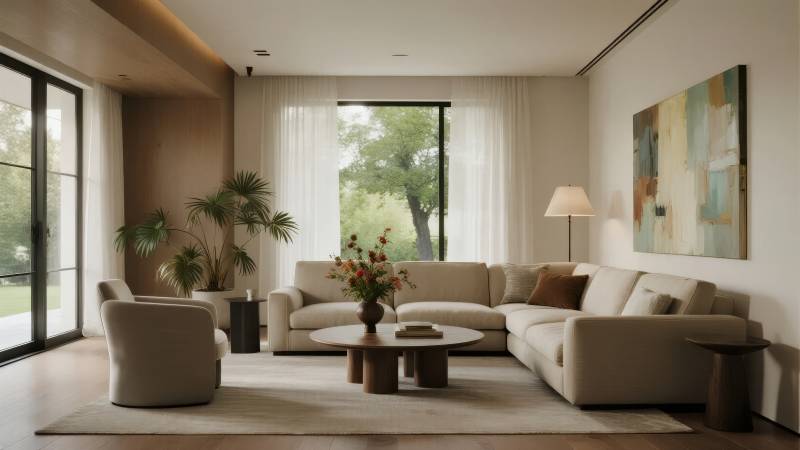 现代简约客厅设计图片