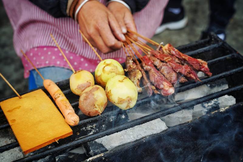 烧烤美食现场图片