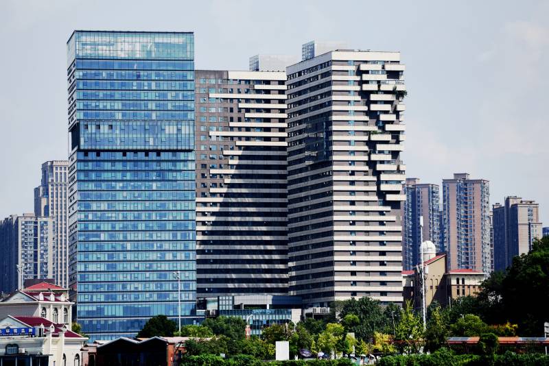 湖南长沙市现代都市建筑群图片