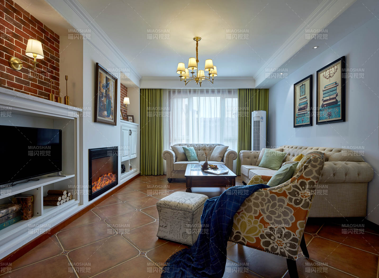 温馨客厅布置图片