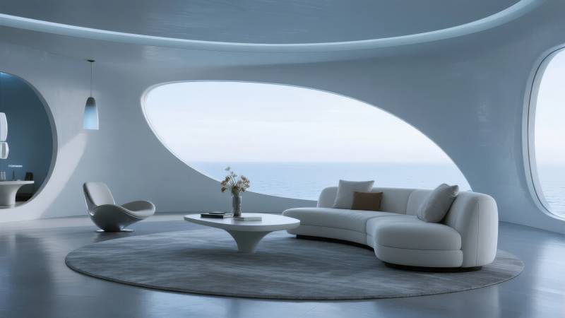 未来感客厅设计图片