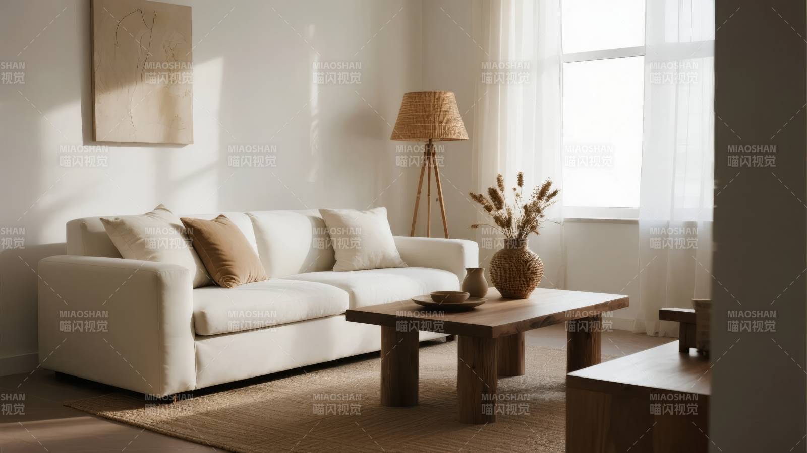 简约客厅静谧时光图片