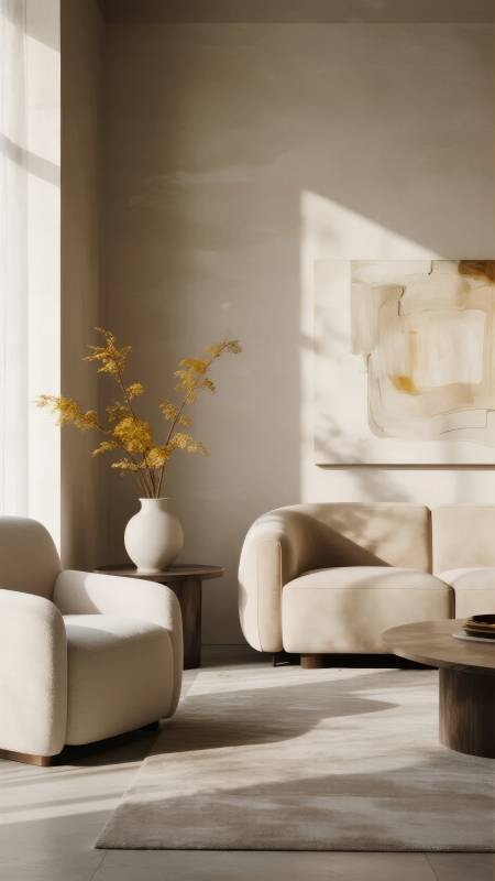 简约客厅光影之美图片