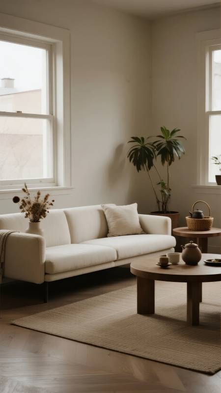 简约客厅静谧时光图片