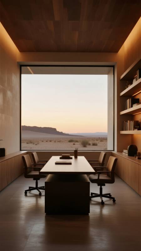 沙漠书房静谧时光图片