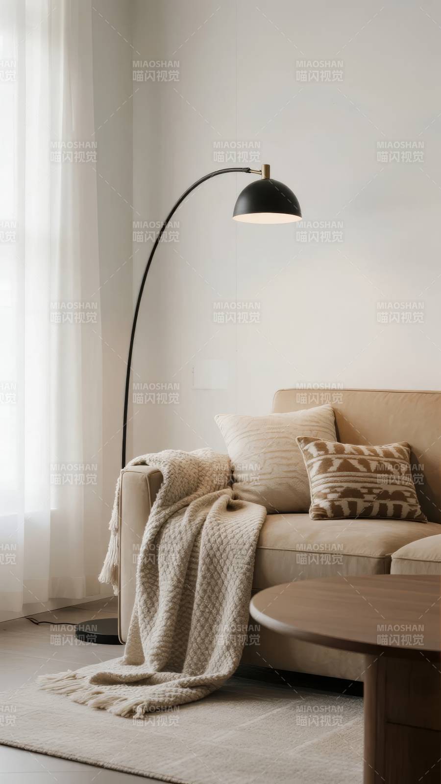 简约客厅一角图片