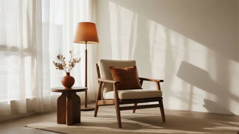 阳光下的静谧角落图片