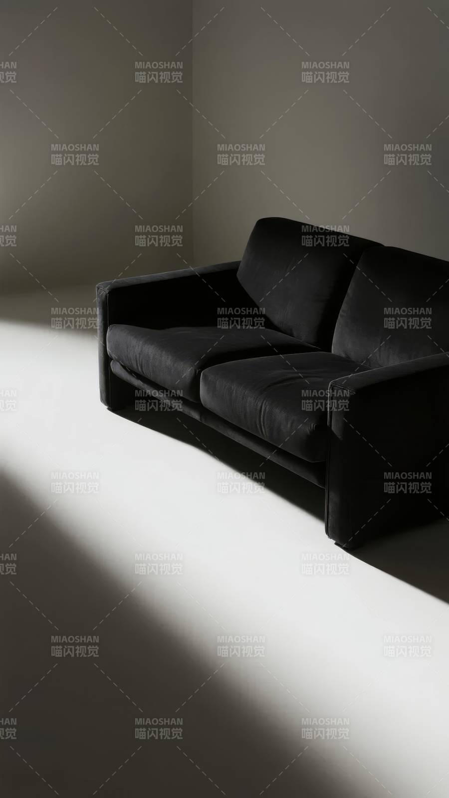 黑沙发静影图片