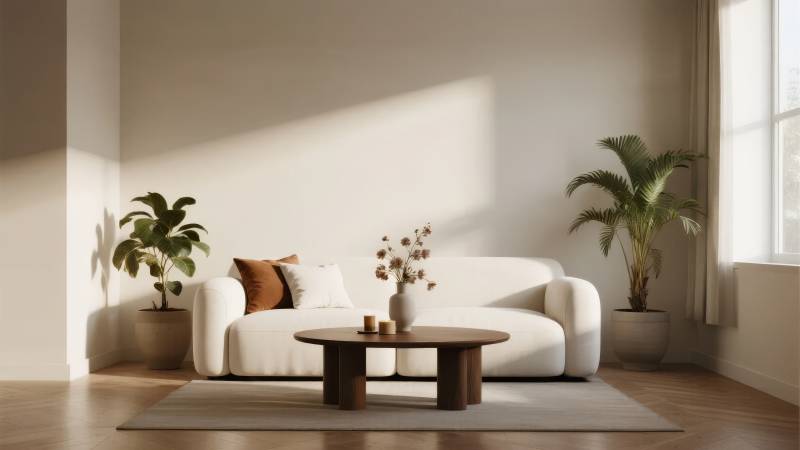 简约客厅光影美图片