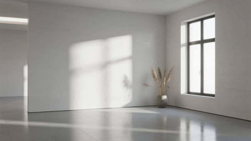 光影角落静谧空间图片