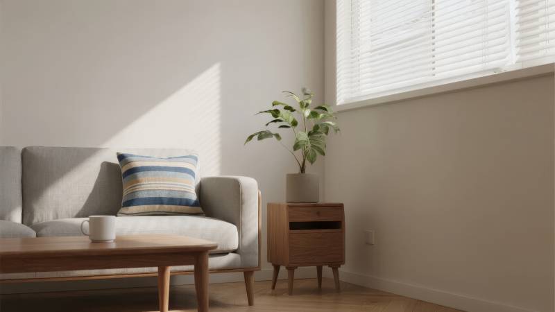 简约客厅一角图片