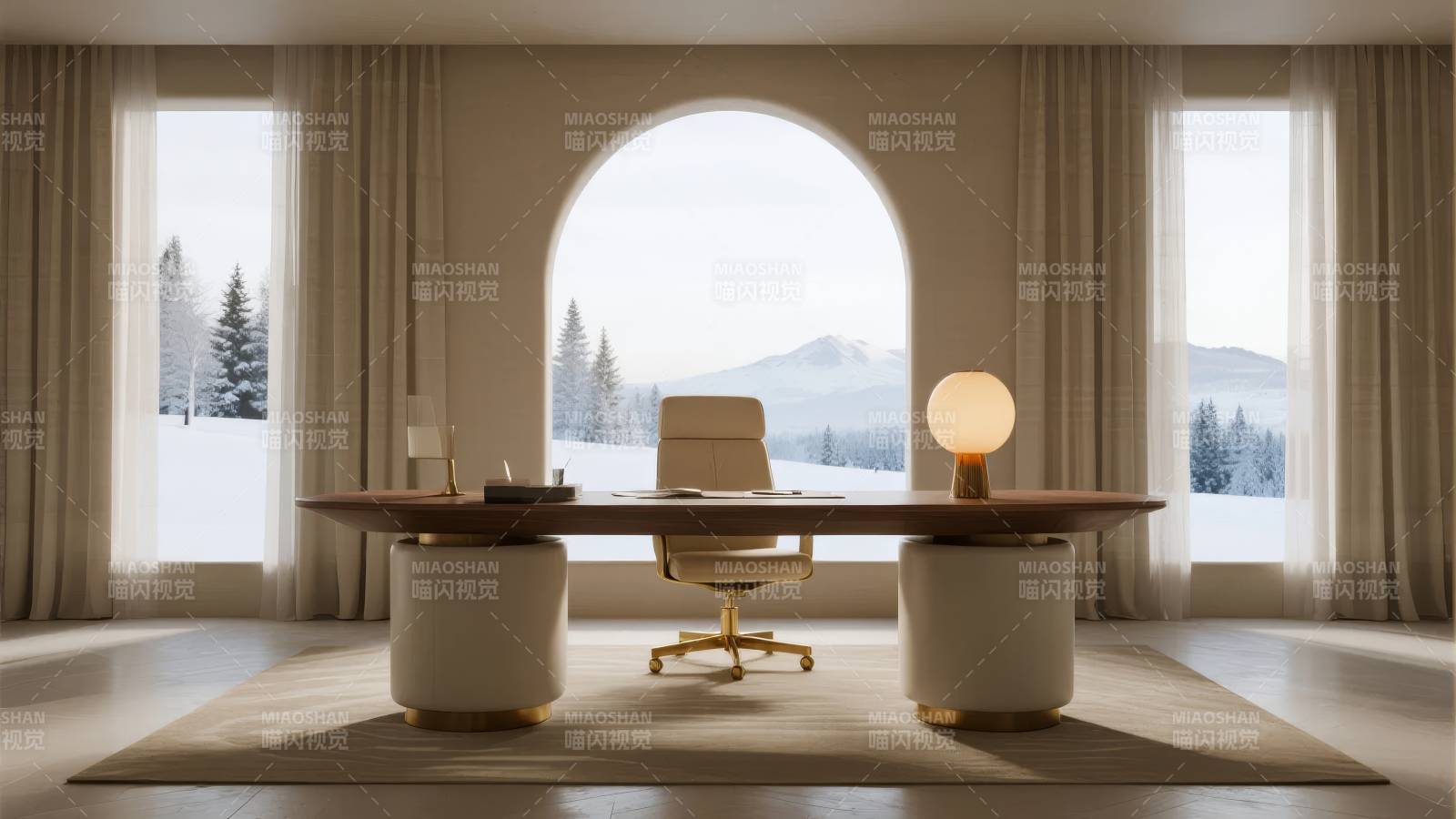 现代简约办公空间图片