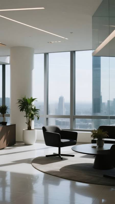 现代都市客厅图片