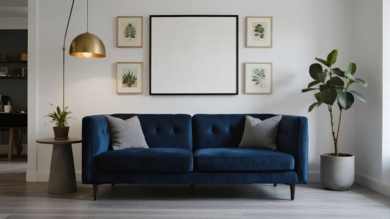 现代客厅沙发布置图片