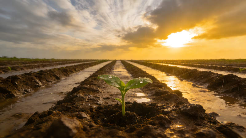希望的田野图片