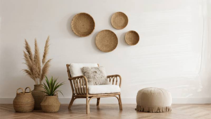 自然风家居一角图片