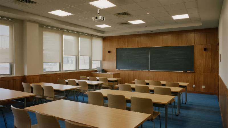 明亮的教室环境图片