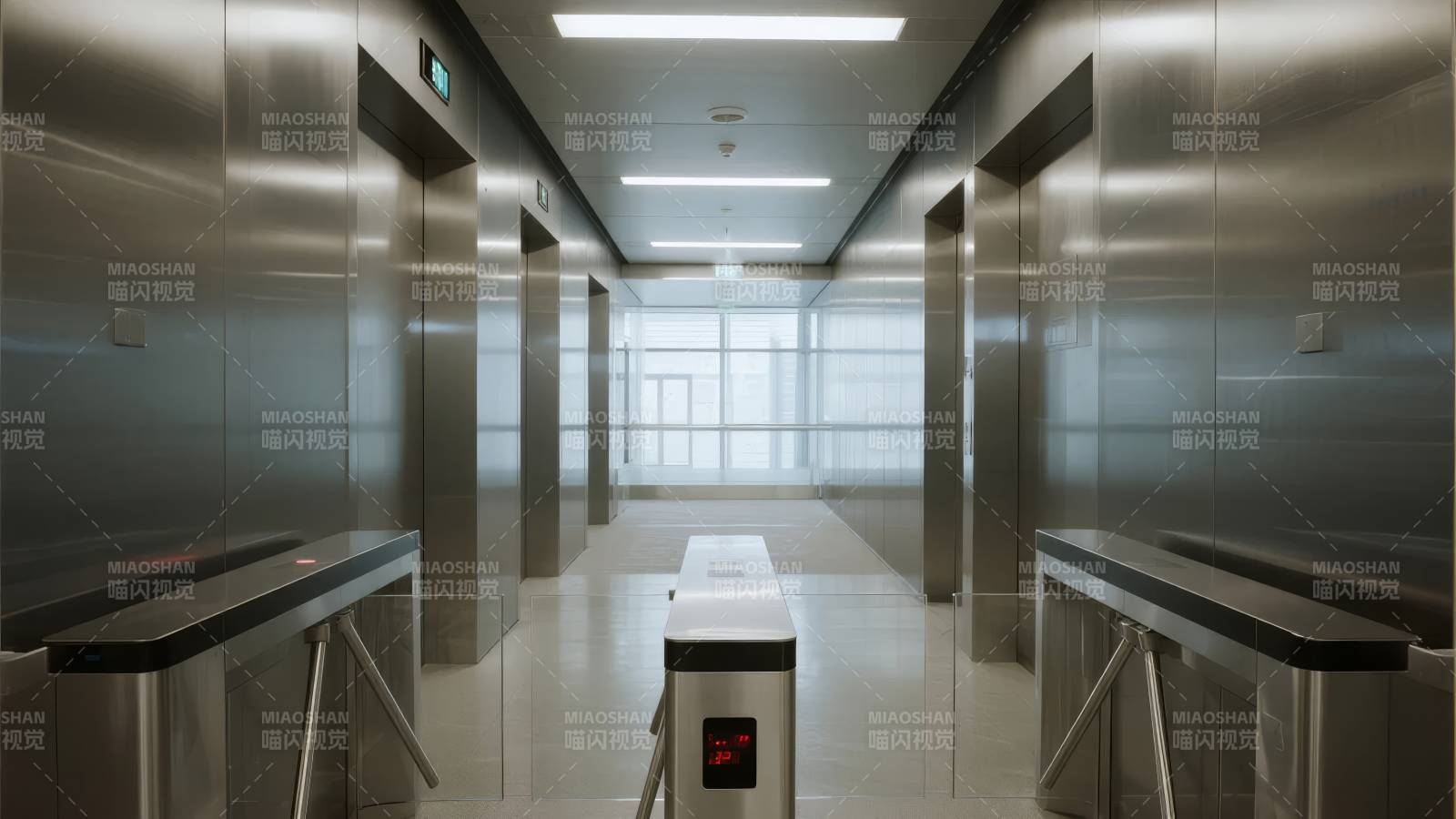 现代电梯厅走廊图片