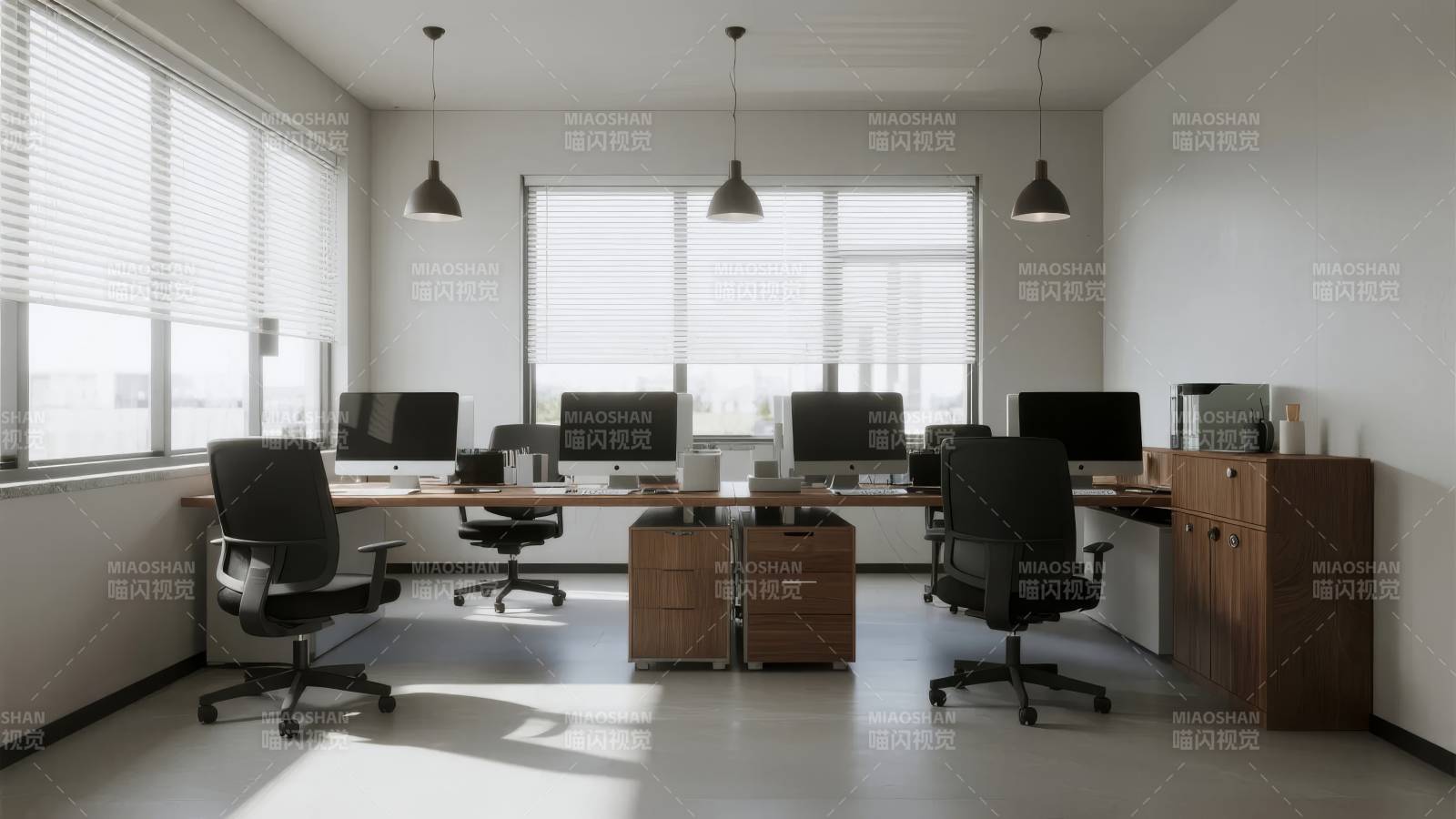 现代简约办公室图片