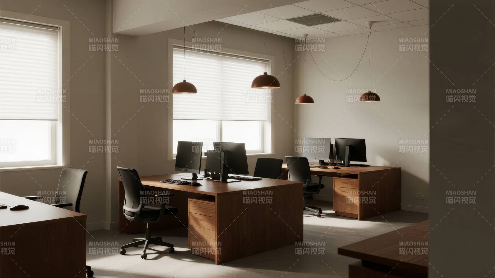 现代简约办公空间图片