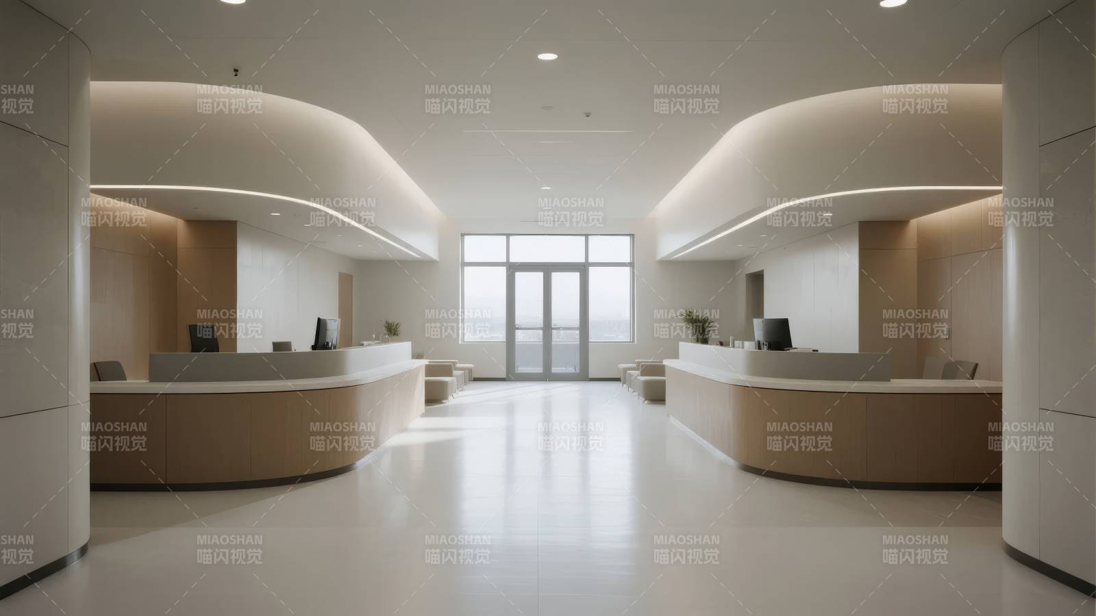 现代简约接待大厅图片