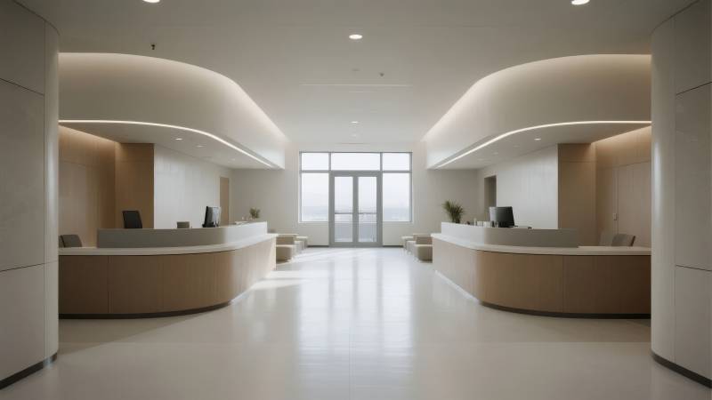 现代简约接待大厅图片