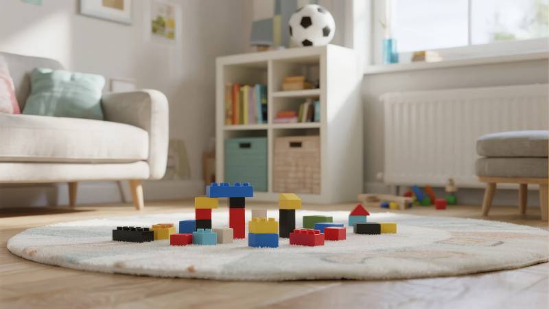 儿童积木游戏时光图片