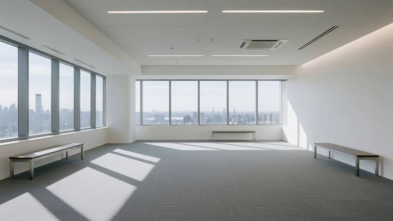 明亮宽敞的现代办公室图片