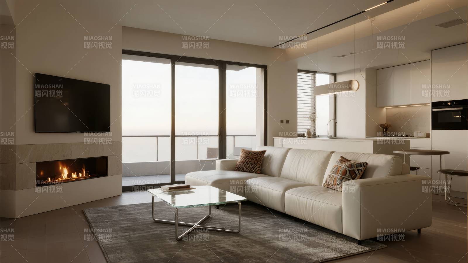 现代简约客厅设计图片