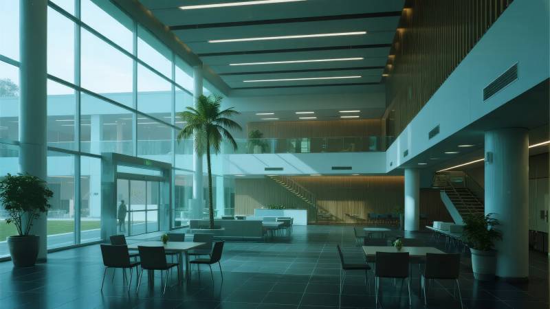 现代建筑大厅图片