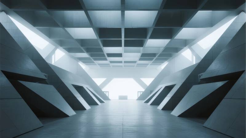 未来科技走廊图片