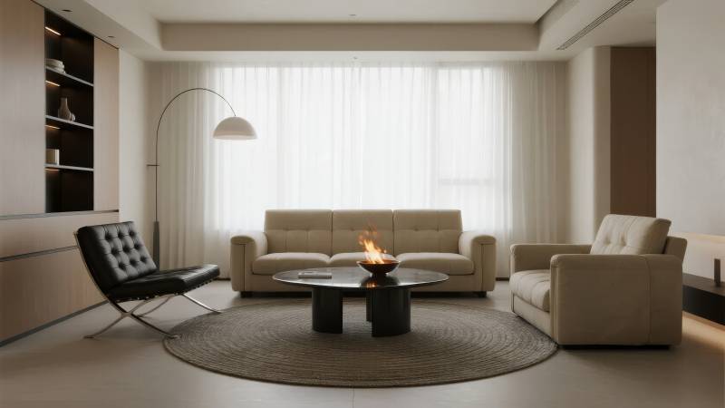 现代简约客厅设计图片