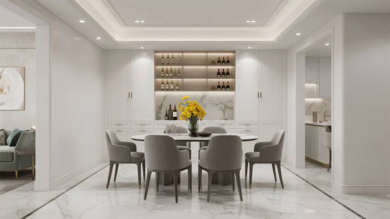 现代简约餐厅设计图片