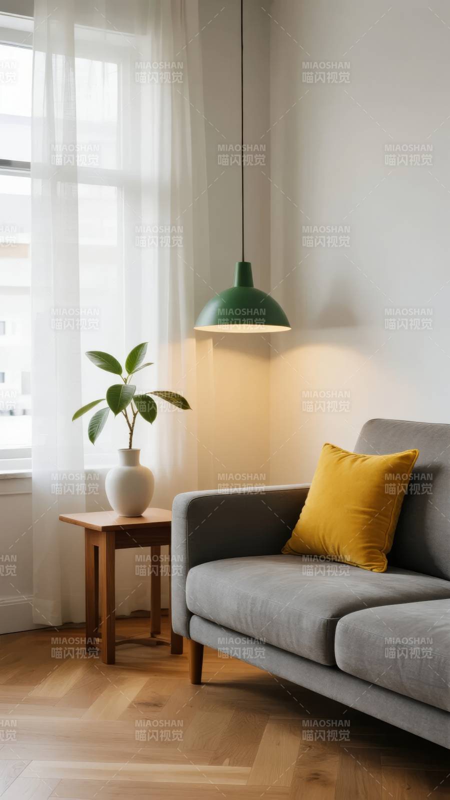 简约客厅一角图片