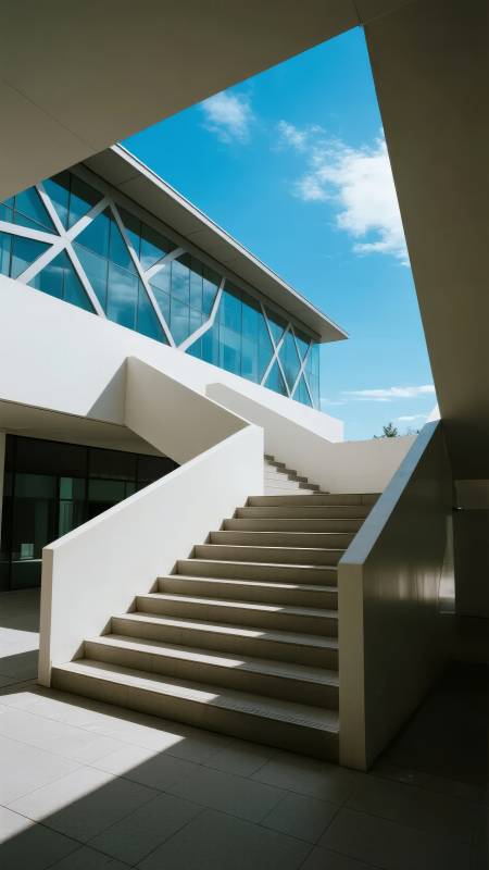 现代建筑楼梯图片