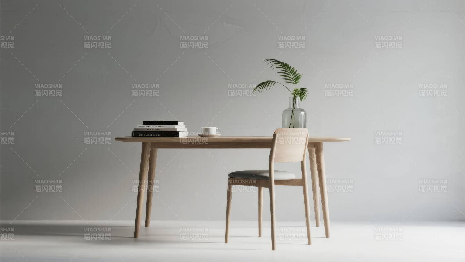 简约书桌椅组合图片