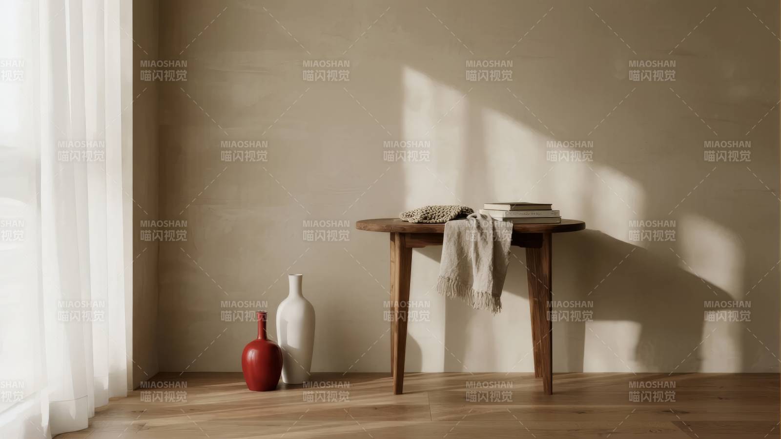 静谧角落的光影图片