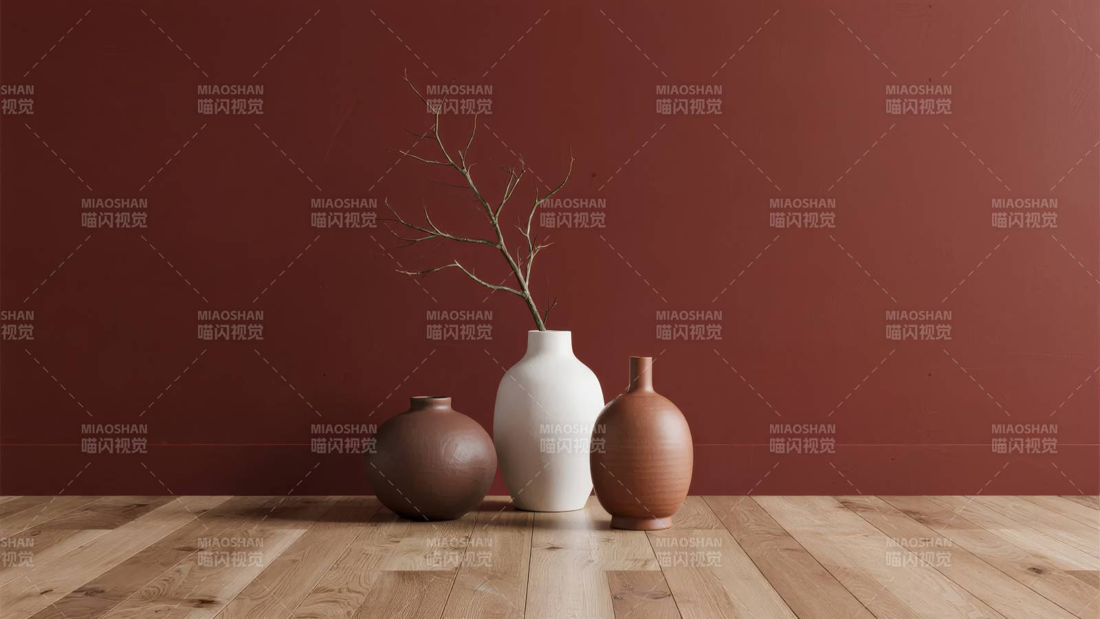 三瓶静物 简约之美图片