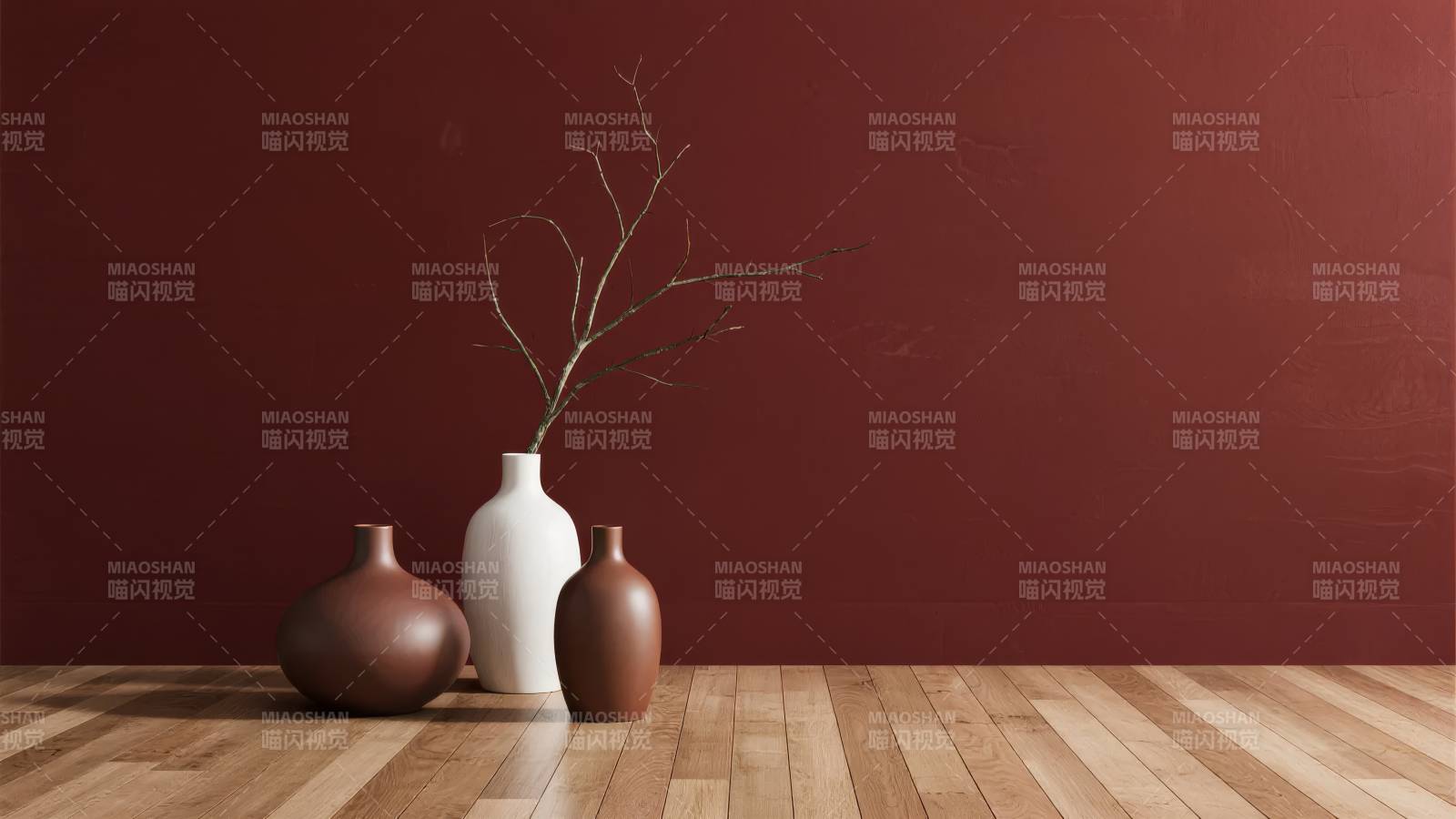 简约花瓶静物图图片