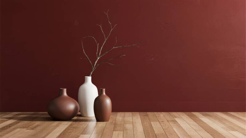 简约花瓶静物图图片