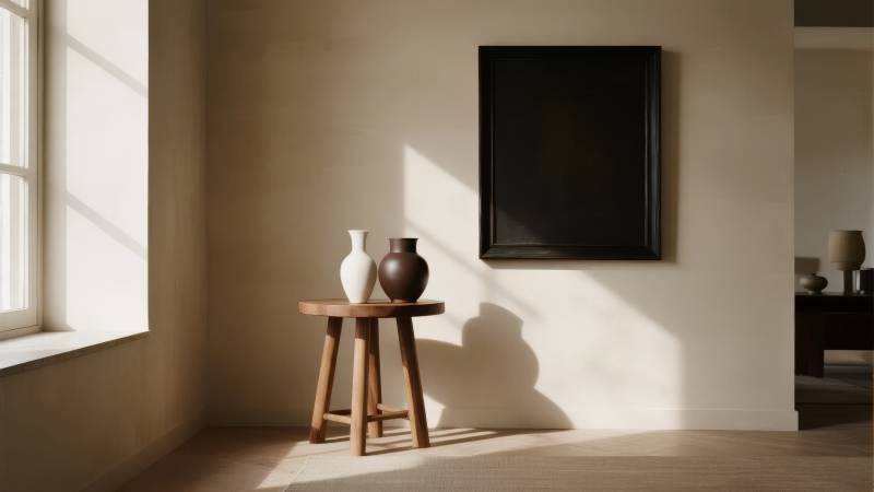 静谧角落 光影相伴图片