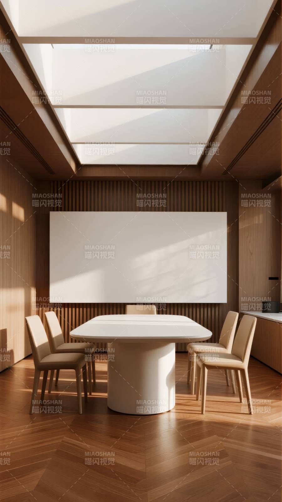 现代简约会议室图片