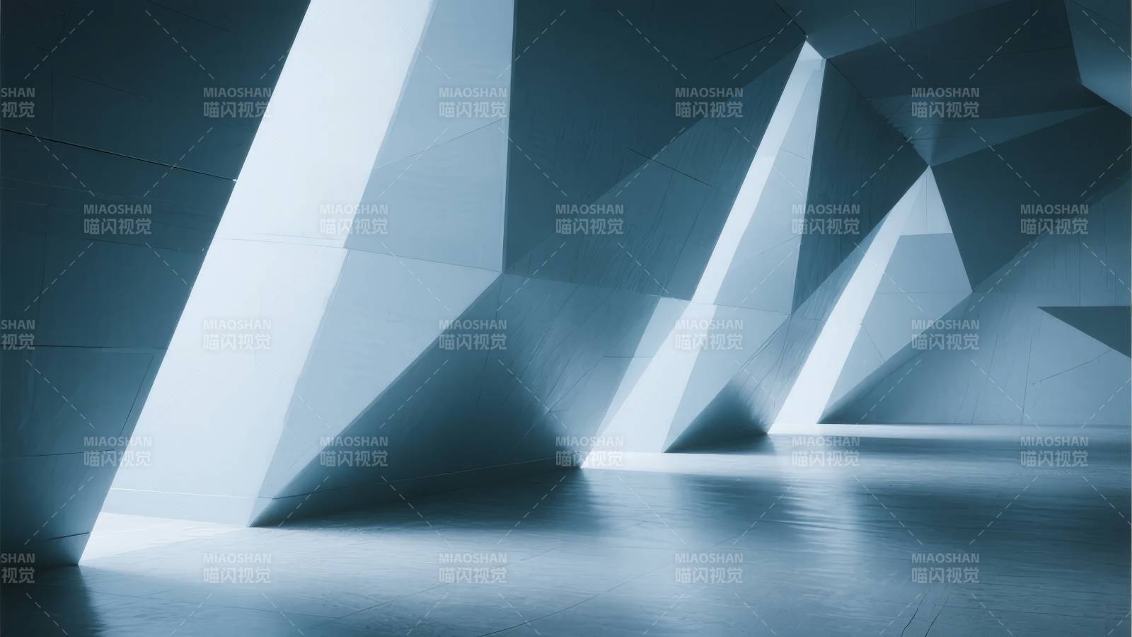 几何光影空间图片