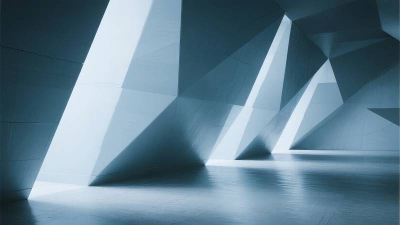 几何光影空间图片