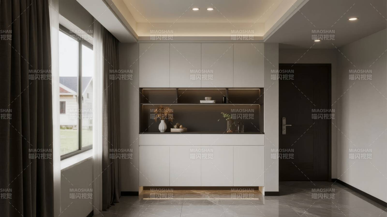 现代简约玄关设计图片
