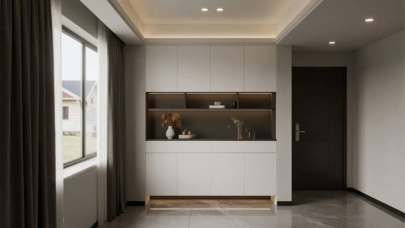 现代简约玄关设计图片