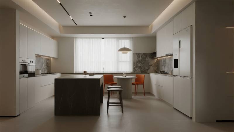 现代简约厨房设计图片